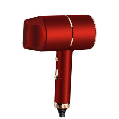 लाल 60dB लाइटवेट शांत बाल ड्रायर 145x215x80 मिमी